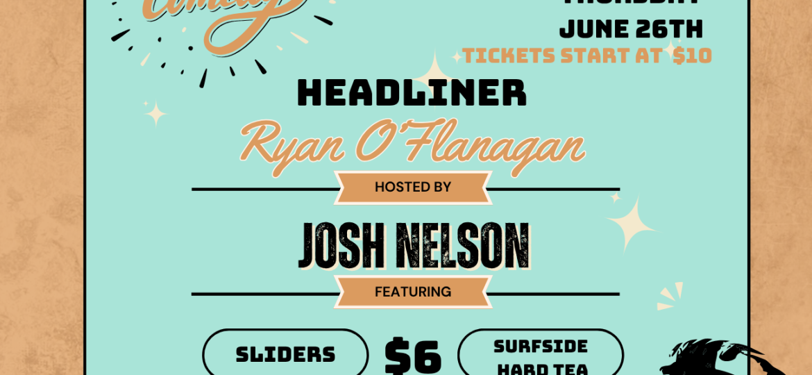 JUNE bE Comedy Night (11 x 17 in)
