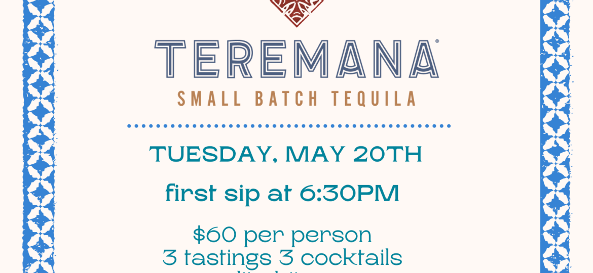 TEREMANA TASTING 5.20